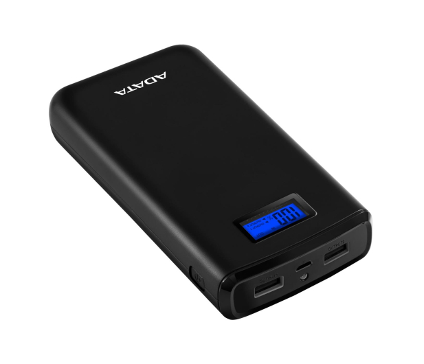 ADATA Power Bank S20000D 20000mAh (2.1A, czarny) - 546577 - zdjęcie 3